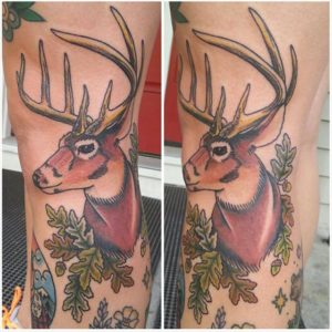deer- tattoo artists CT